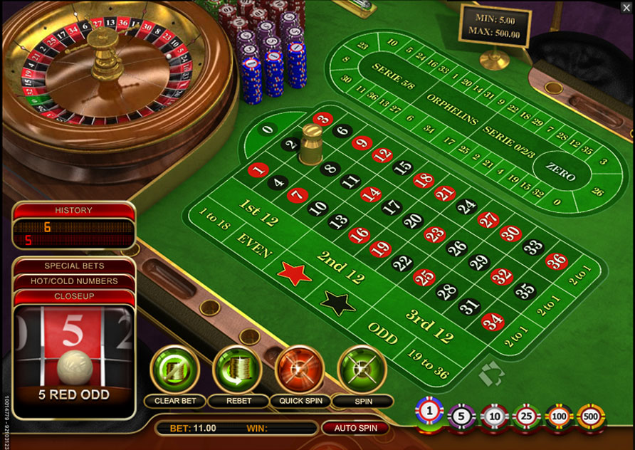 Online French Roulette